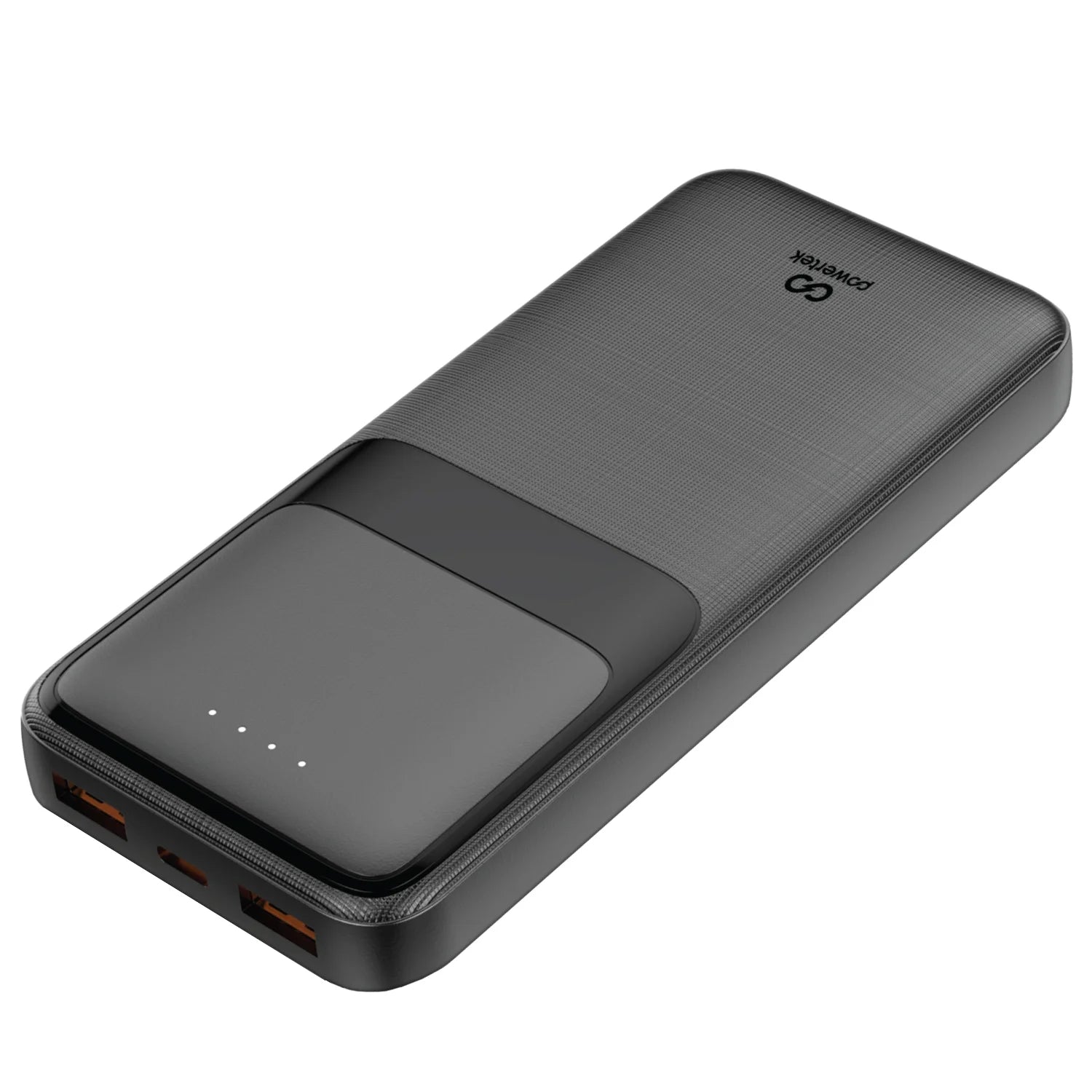 Cargador Portátil Powertek 20,000Mah PD Power Bank Con USB-C – Negro